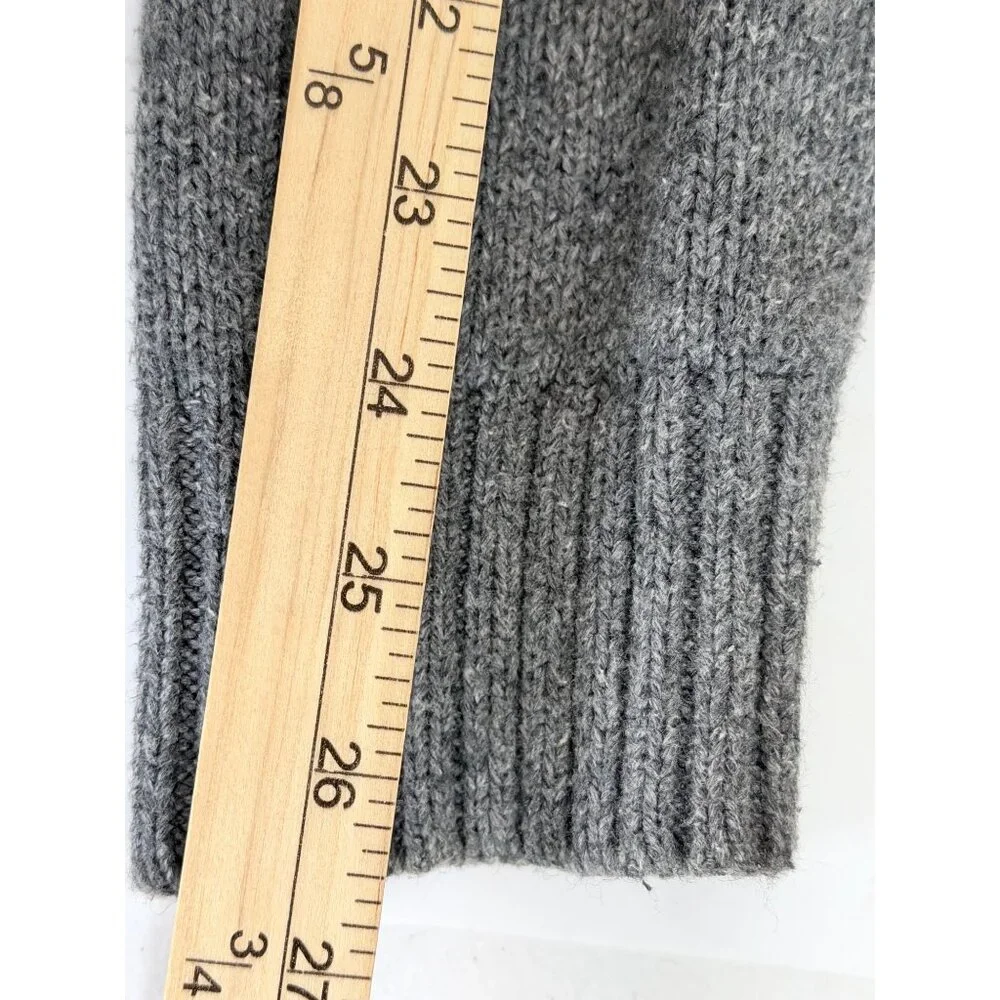 Banana Republic Shawl Cardigan Sweater Mens M Gray Wool Blend Academia‎ Grandpa
